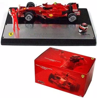 1/18 FERRARI FORMULA 1 DRIVER’S CAHMPION BRAZIL GRAND PRIX 21.10.2007 BRIDGESTONE #6(メタリックレッド) 「Hot Wheels Racing」 [M0551](箱・ジャケット・ケース不備(中))