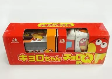 キョロちゃんチョロQ バス(オレンジ×ホワイト)&トラック(ホワイト×レッド) 2台セット 2001年 森永チョコボール モリナガお菓子な夢工場キャンペーン当選品
