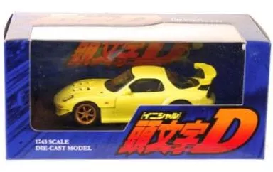 ミニカー　1/43 FD3S RX-7 プロジェクトD 高橋啓介仕様(イエロー) 「頭文字D」 [15198]