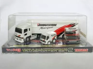 ちびっこチョロQ トランスポーターセット2 BRIDGESTONE Motersport トランスポーター(ホワイト)