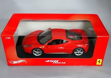 1/18 フェラーリ 458 ITALIA(レッド) 「Hot WHeeLS」 [T6917](箱・ジャケット・ケース不備(中))