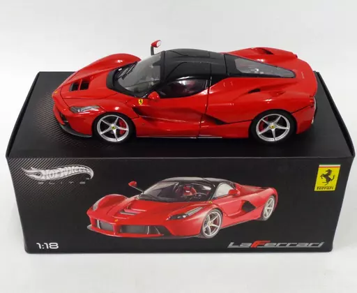 ミニカー　1/18 ラ・フェラーリ(レッド) 「Hot Wheels エリートシリーズ」 [BCT79]
