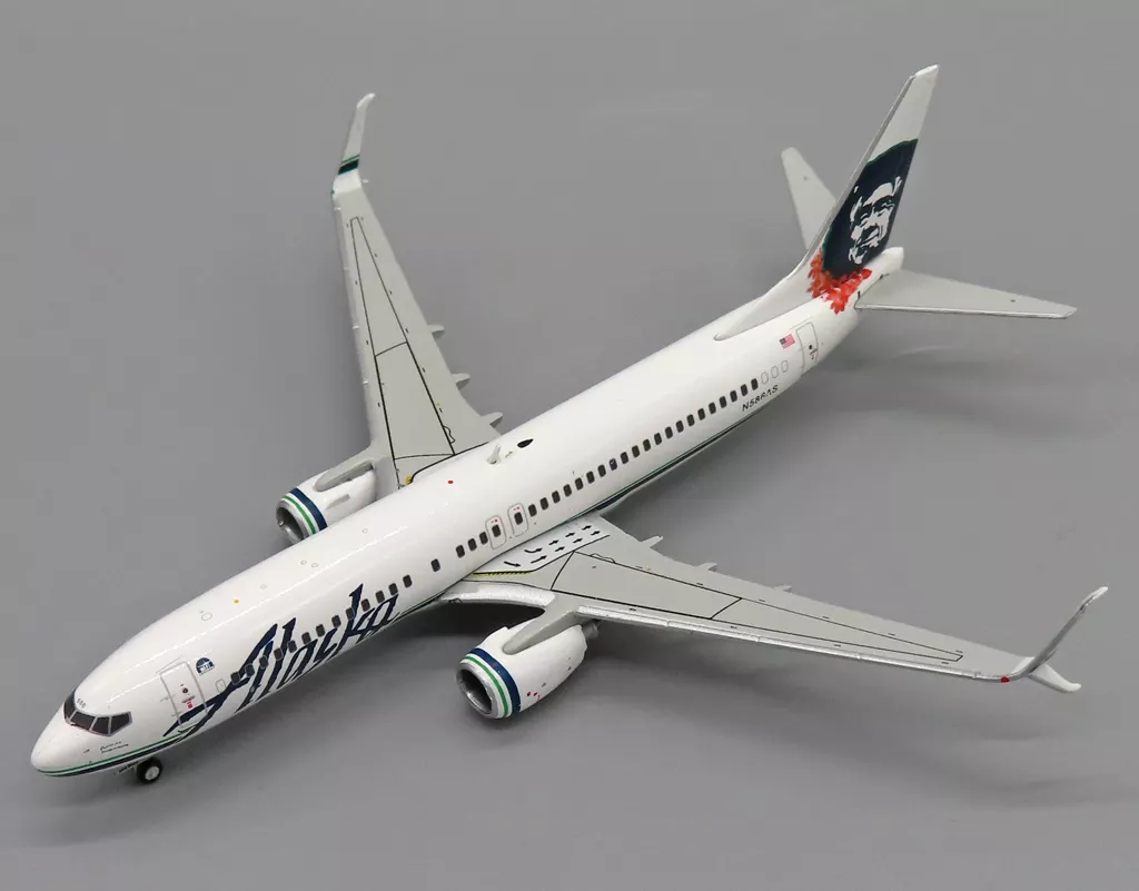 ミニカー　1/400 N586AS アラスカ航空 Scimitar 737-800(S) [GJASA1426]