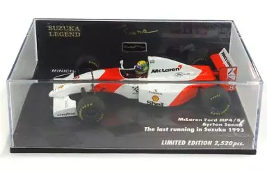 ミニカー　1/43 McLaren Ford MP4/8 The last running in Suzuka 1993 Shell #8(ホワイト×オレンジ) 「SUZUKA LEGENDシリーズ」 [539934308]