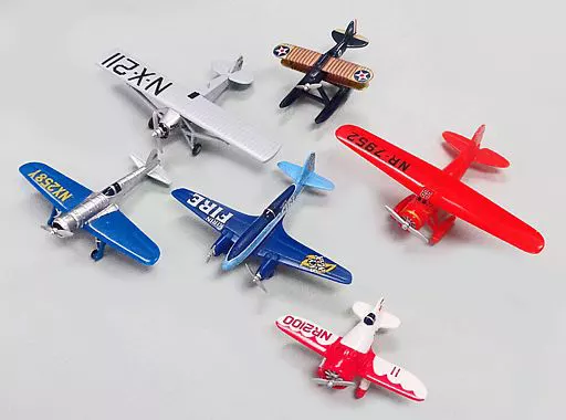 ミニカー　全6種セット 1/144 「FIRE SKYMAX 澄みきった空につきぬける 歴史を変えたヒコーキたち」 2006年キャンペーン品
