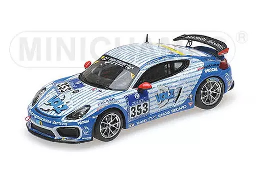 ミニカー　1/43 ポルシェ ケイマン GT4 クラブスポーツ KEILWERTH/WAWER/THOMSEN/ASSMANN 24時間 ニュルブルクリング 2016 [437166153]