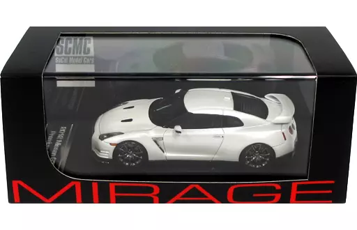 ミニカー　1/43 2012 Nissan GT-R Premium R35 (パールホワイト) 「MIRAGE ミラージュシリーズ」 [8324]