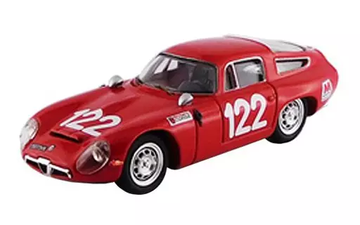 ミニカー　1/43 アルファロメオ TZ1 タルガフローリオ 1966 Lo Piccolo/Sutera スクーデリア ペガソ #122 [BEST9649]