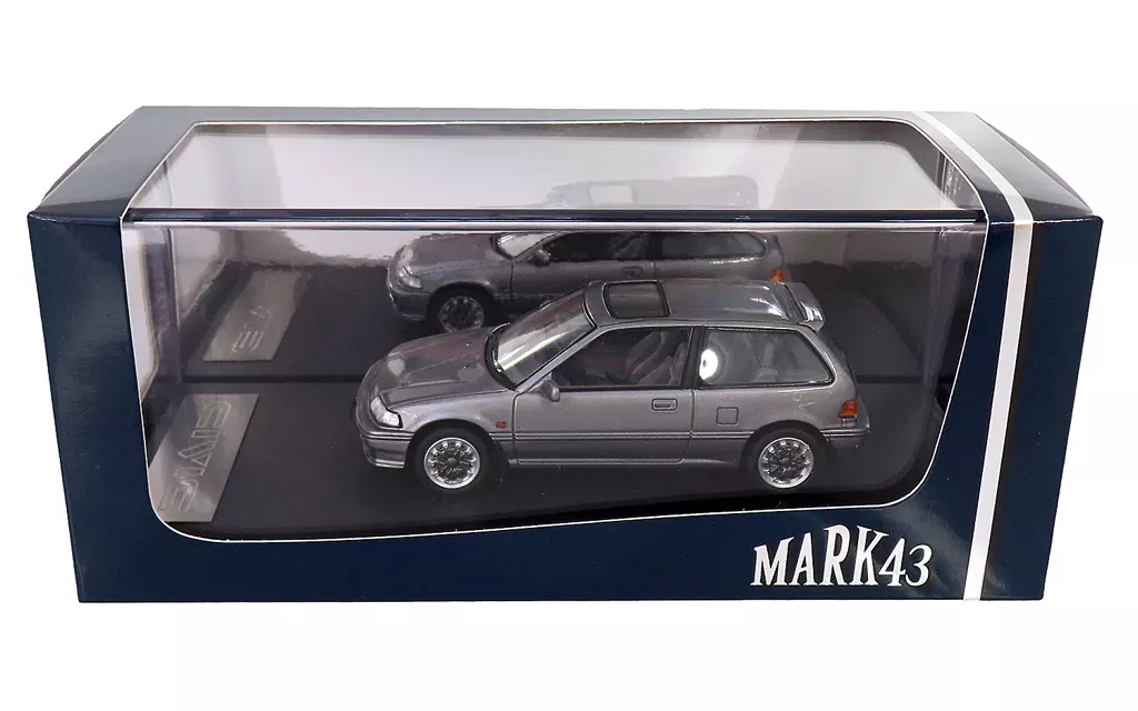 ミニカー　1/43 ホンダ シビック Si EF3 With 無限 CF-48 ホイール(ゴシックグレーメタリック) [PM4358SGM]