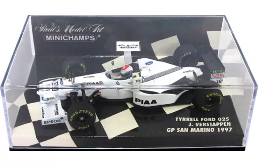1/43 Tyrrell 025 Ford 1997 GP SAN MARINO PIAA #18(ホワイト×ブラック) [430970028]