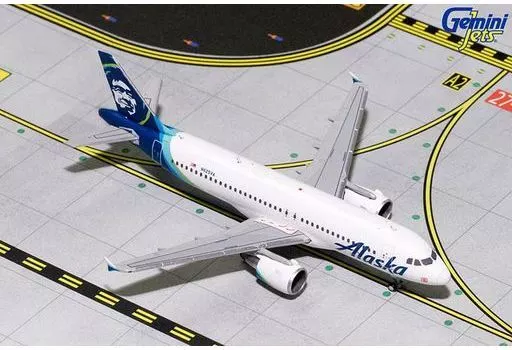ミニカー　1/400 アラスカ航空 A320-200 N625VA [GJASA1774]