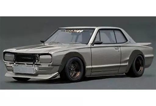 ミニカー　1/43 Nissan Skyline 2000 GT-R (KPGC10) STAR ROAD (シルバー) [IG1911]