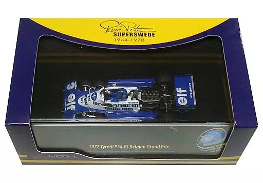 ミニカー　1/43 1977 Tyrrell P34 Belgian Grand Prix elf #3(ブルー×ホワイト) [TSM114352]