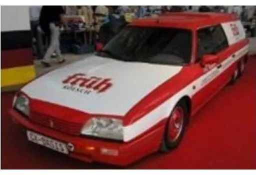 ミニカー　1/43 シトロエン CX ロードランナー Fruh Kolsch 1989(レッド×ホワイト) [MX10304-033]