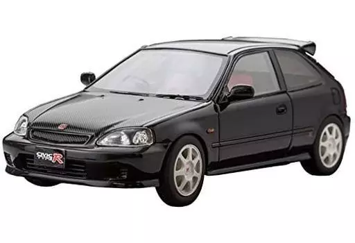ミニカー　1/43 Honda Civic Type R (EK9) Carbon Bonnet(スターライトブラック・パール) [PM4340CBK]
