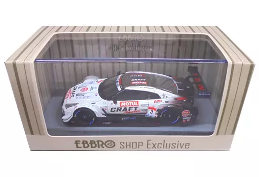 ミニカー　1/43 SUPER GT GT500 2019 Rd.7 Sugo Winner CRAFTSPORTS MOTUL #3(ホワイト×ブラック) EBBRO SHOP限定 [45712]
