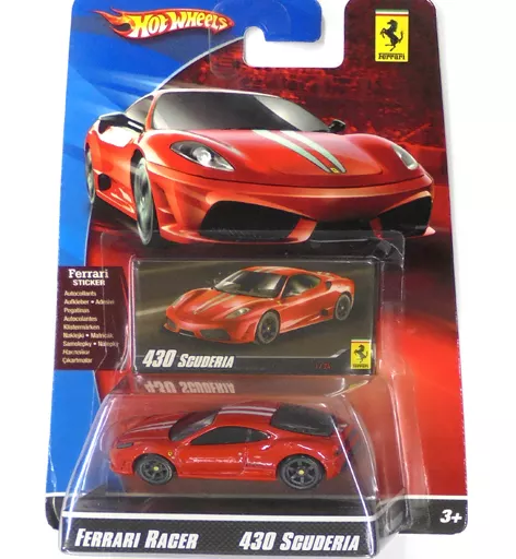 1/64 430 SCUDERIA(レッド) 「Hot Wheels FERRARI RACER」 [N5554-0519](箱・ジャケット・ケース不備(中))