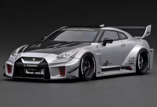 ミニカー　1/43 LB-Silhouette WORKS GT Nissan 35GT-RR(シルバー) [IG2545]