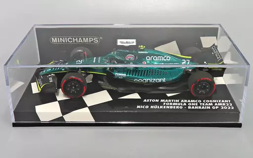 ミニカー　1/43 アストン マーティン アラムコ コグニザント フォーミュラ ワン チーム AMR22 ニコ・ヒュルケンベルグ バーレーンGP 2022 [417220127]