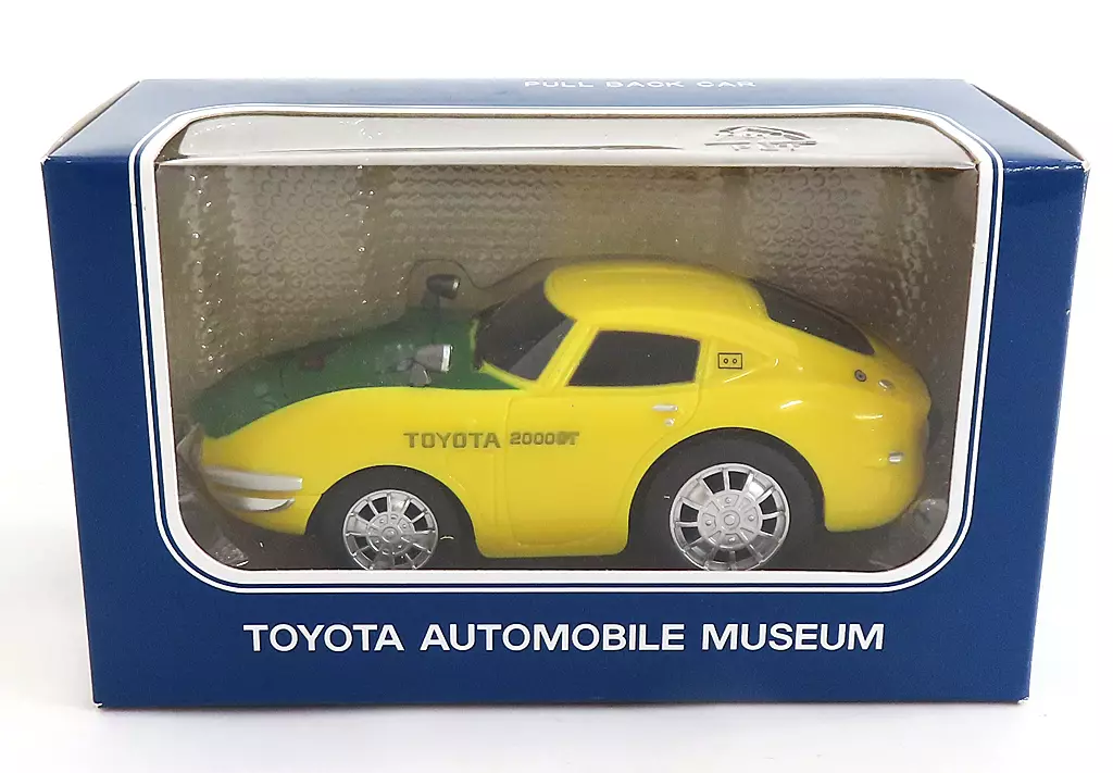 トヨタ 2000GT(イエロー×グリーン) プルバックカー トヨタ博物館オリジナル
