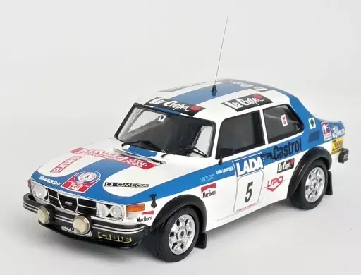 ミニカー　1/43 サーブ 99 1977年1000湖ラリー #5 Simo Lampinen/Juhani Markkanen [dsn41]