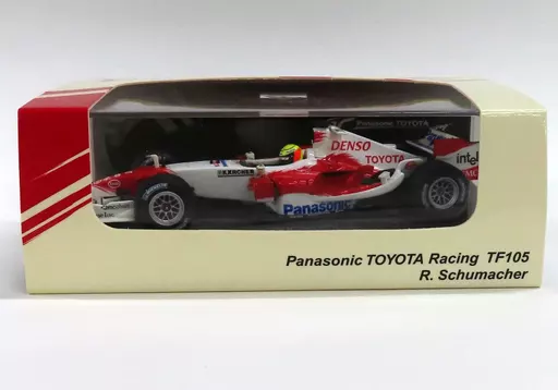 ミニカー　1/43 Panasonic TOYOTA Racing TF105 DENSO #17(ホワイト×レッド) [409050017]