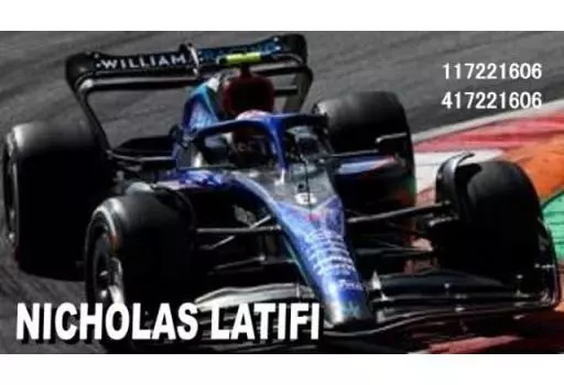 ミニカー　1/43 ウィリアムズ レーシング FW44 ニコラス・ラティフィ イタリアGP 2022  「MINICHAMPS」 [417221606]
