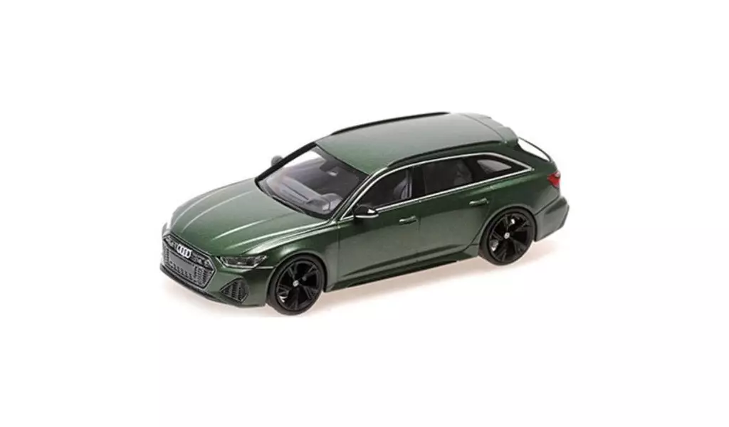 ミニカー　1/43 アウディ RS 6 アバント 2019(マットグリーン) 「MINICHAMPS」 [410018017]