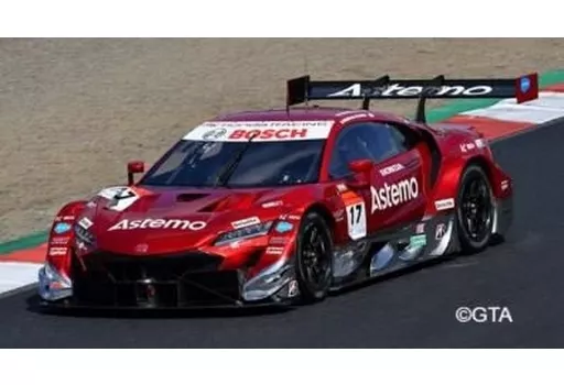 ミニカー　1/43 Astemo NSX-GT Astemo REAL RACING GT500 SUPER GT 2022 Koudai Tsukakoshi - Nobuharu Matsushita #17 [SGT026]