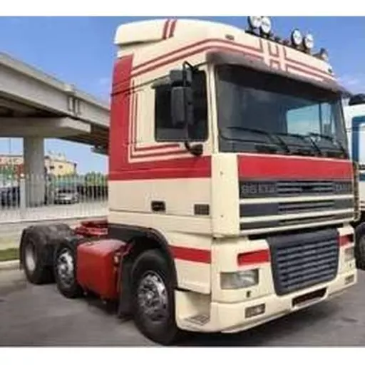 ミニカー　1/43 DAF 95 XF 430(ベージュ×ダークレッド) [PCL47111]