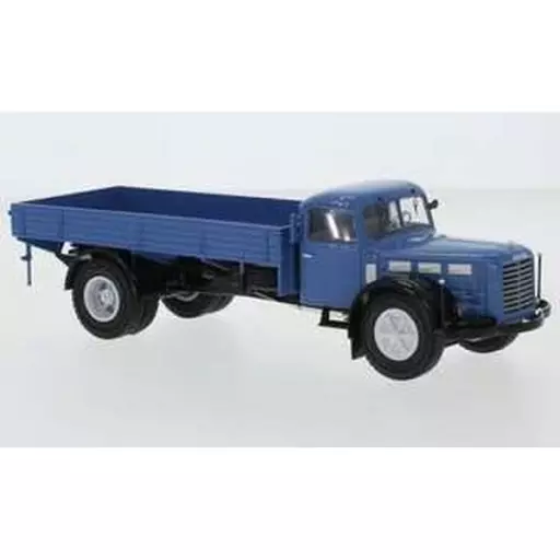 ミニカー　1/43 シュコダ 706 R フラットベッド 1952(ブルー×ブラック) [PCL47129]