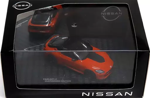 ミニカー　1/43 NISSAN FAIRLADY Z CUSTOMIZED EDITION(オレンジ×ブラック) [KWAM002204]