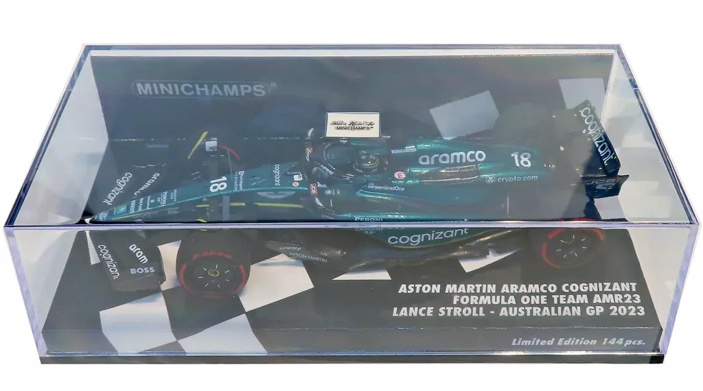 ミニカー　1/43 アストン マーティン アラムコ コグニザント フォーミュラ ワン チーム AMR23 ランス・ストロール オーストラリアGP 2023 「MINICHAMPS」 [417230318]