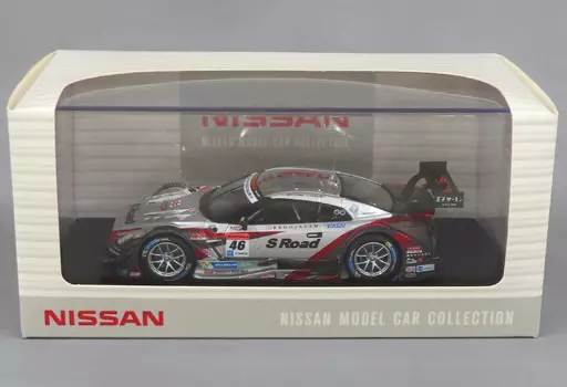 ミニカー　1/43 S Road MOLA GT-R SUPER GT500 2015 Rd.3 Thailand Winner KASAI #46(グレーメタリック×レッドメタリック) [KWAM122187]
