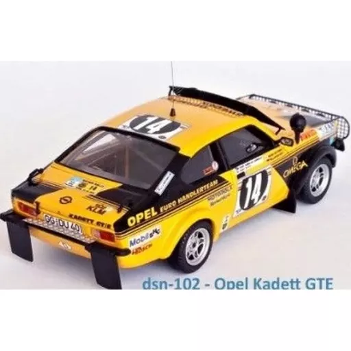 ミニカー　1/43 オペル カデット GT/E 1976年サファリラリー #14 Rauno Aaltonen / Willi-Peter Pitz [dsn102]