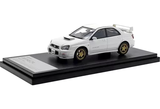 ミニカー　1/43 SUBARU IMPREZA WRX STi 2002(ピュアホワイト) 「ハイ・ストーリーシリーズ」 [HS433WH]
