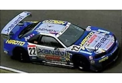 ミニカー　1/43 XANAVI HIROTO Nissan Skyline GT-R (R34) #22 - GT500 JGTC 2001 M. Krumm - T. Tanaka [SJ168]
