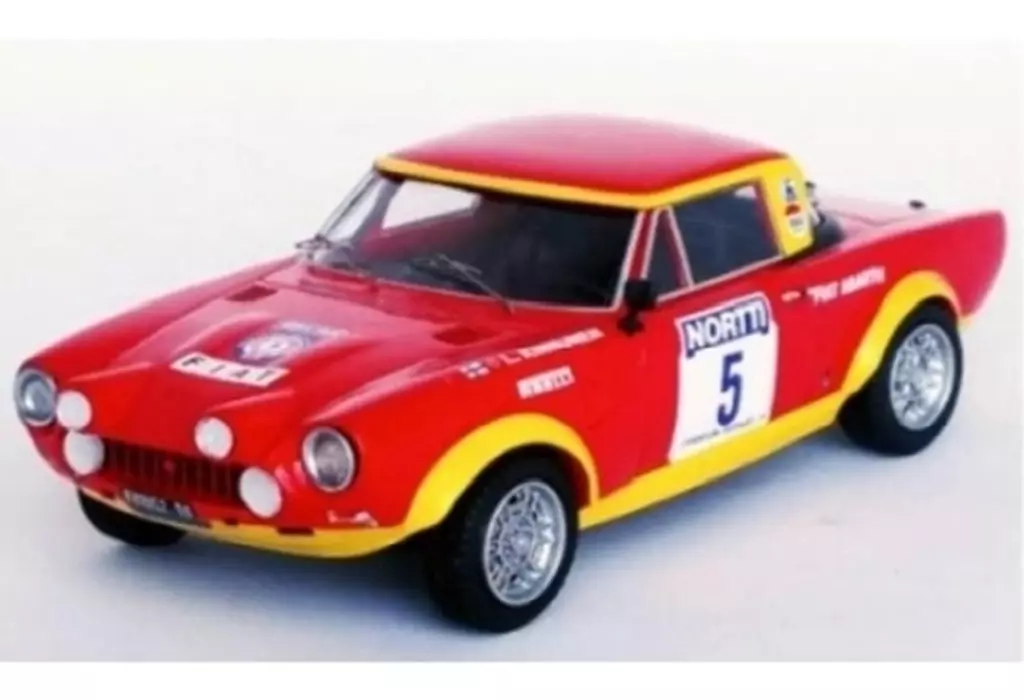 ミニカー　1/43 フィアット 124 アバルトラリー 1974年1000湖ラリー 6位 #5 Leo Kinnunen /Atso Aho [dsn149]