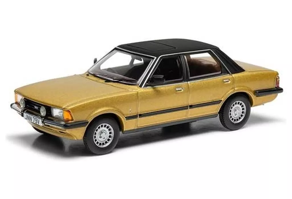 ミニカー　1/43 フォード コルティナ Mk5 2.0 ギア S(ソーラーゴールド) [CGVA15004]