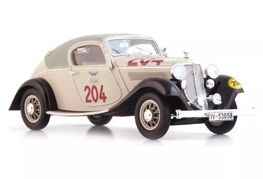 ミニカー　1/43 ヴァンダラー W22 ドイツ縦断2000km 1933(ライトグレー) [07032]