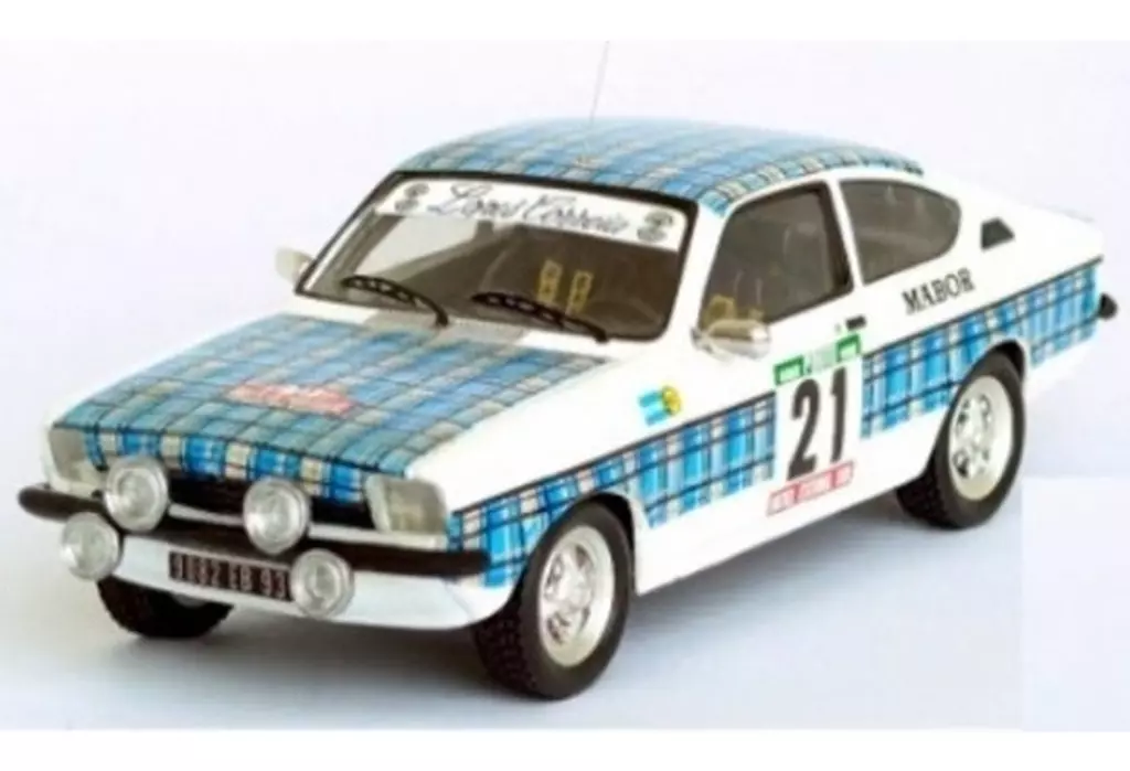 ミニカー　1/43 オペル カデット GT/E 1979年ポルトガルラリー 8位 J.Santos/A.Tristao #21 [dsn209]