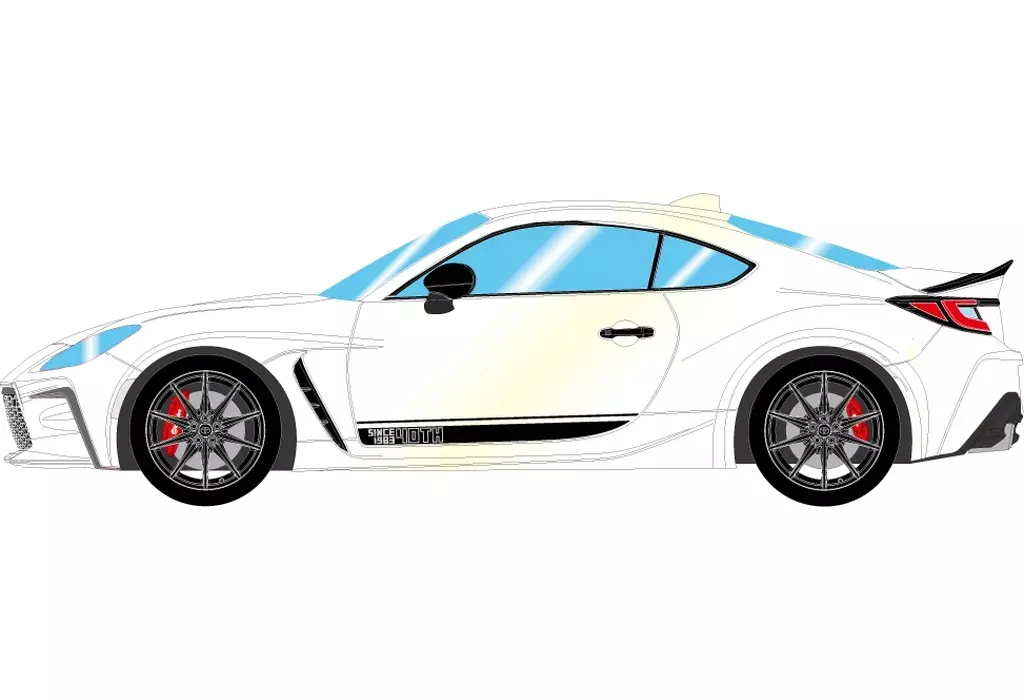 ミニカー　1/43 Toyota GR86 RZ “40th Anniversary Limited” 2023(クリスタルホワイトパール) [EM752B]