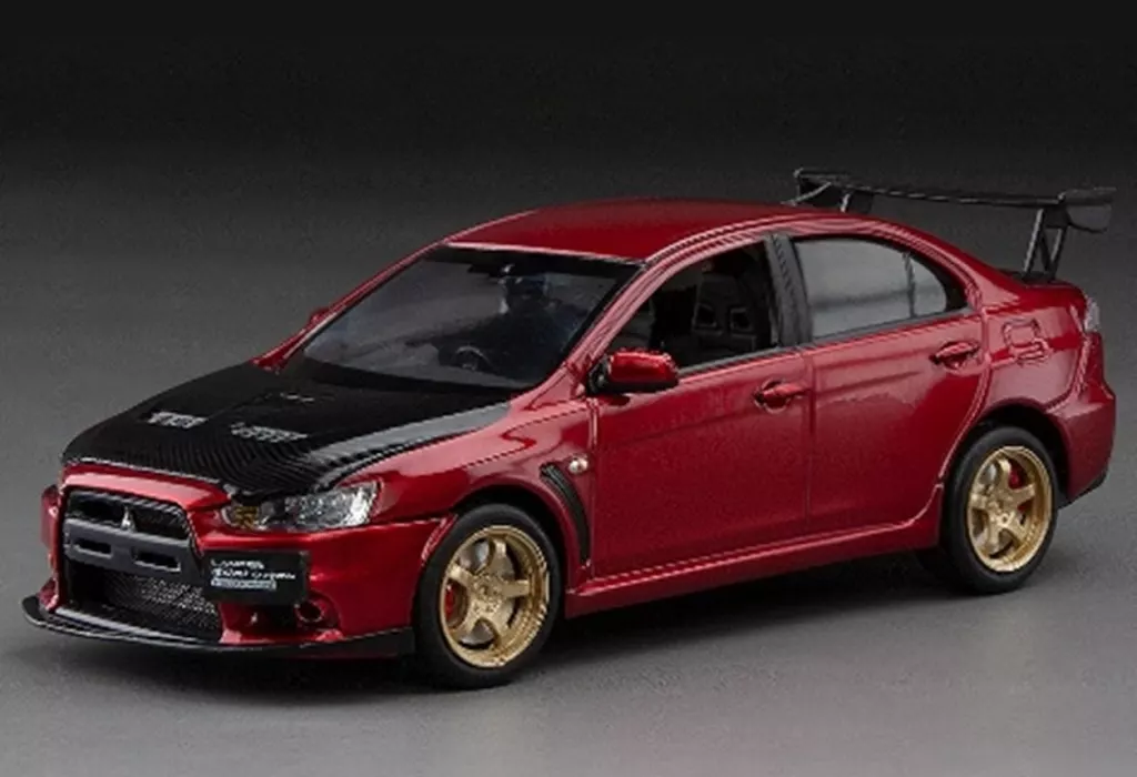 ミニカー　1/43 三菱ランサーエボリューション X(レッドメタリック) [29351]