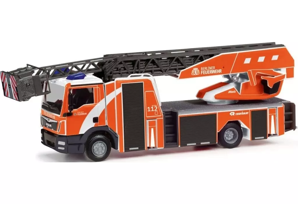 ミニカー　1/87 MAN TGM DLK ベルリン消防署(回転はしご) [HE098090]