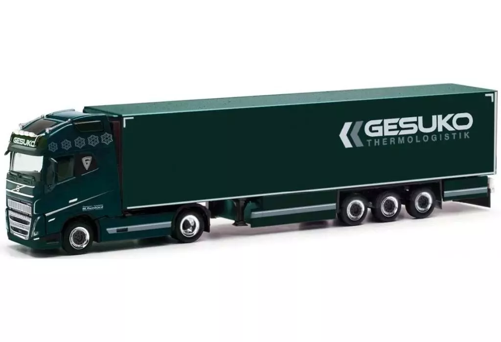 ミニカー　1/87 ボルボ FH Gl. XL 冷凍ボックスセミトレーラートラック ”GESUKO” [HE318280]