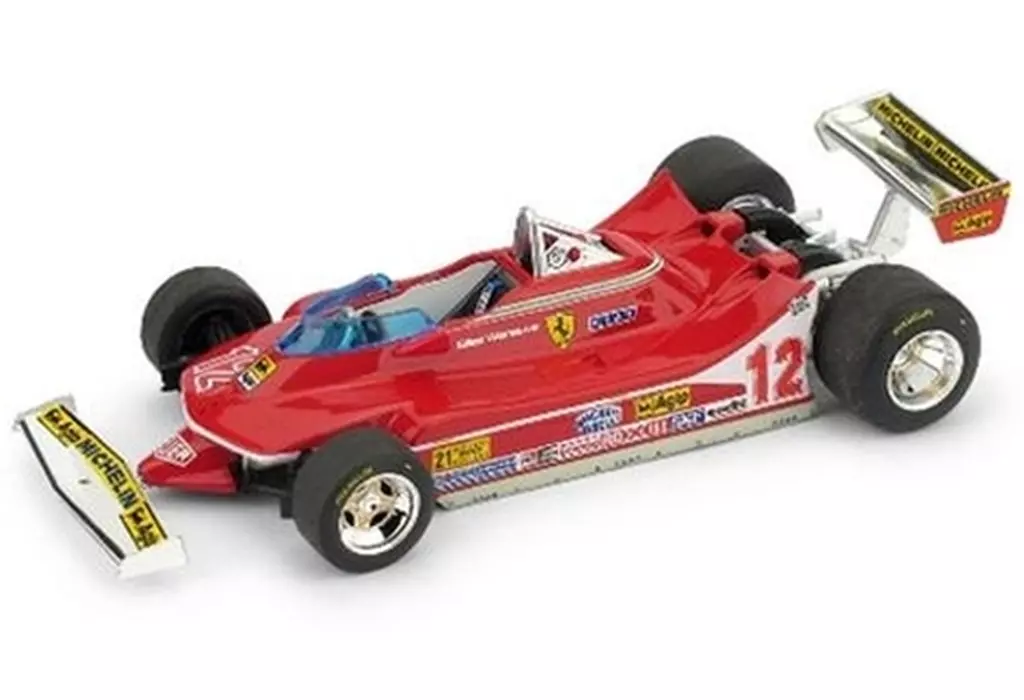 ミニカー　1/43 フェラーリ 312 T4 1979 ロングビ-チ 1位 G. Villeneuve #12 [R578]