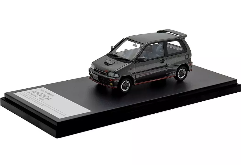 ミニカー　1/43 MITSUBISHI MINICA DANGAN ZZ 1990 (シャトーシルバー) [HS495GY]