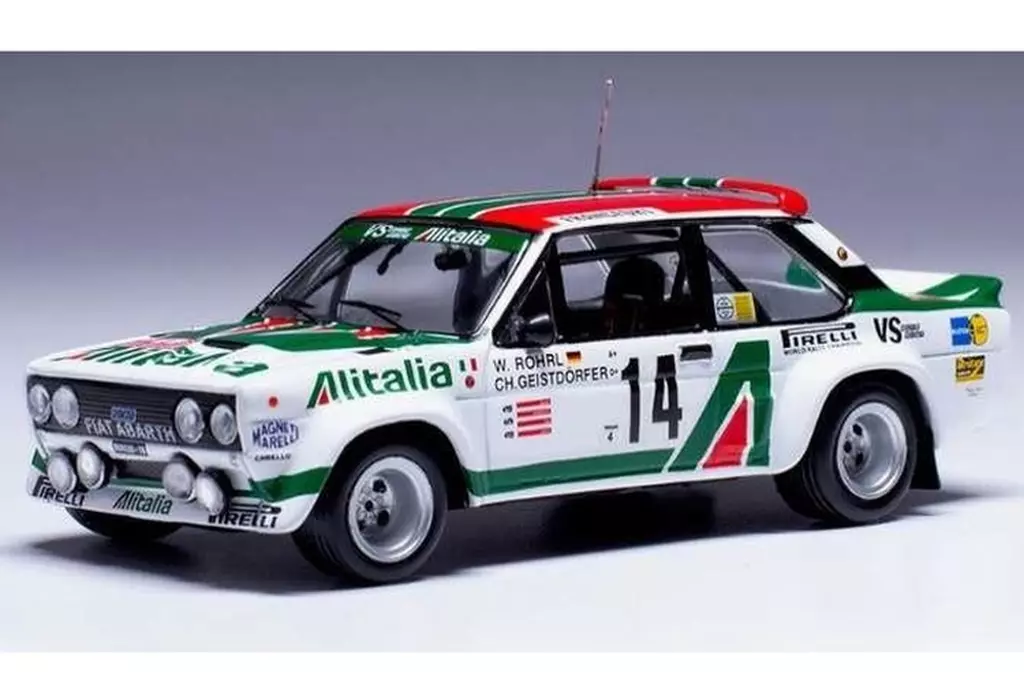 ミニカー　1/43 フィアット 131 アバルト 1979年 モンテカルロラリー W.Rohrl/C.Geistdorfer #14 [RAC446B]