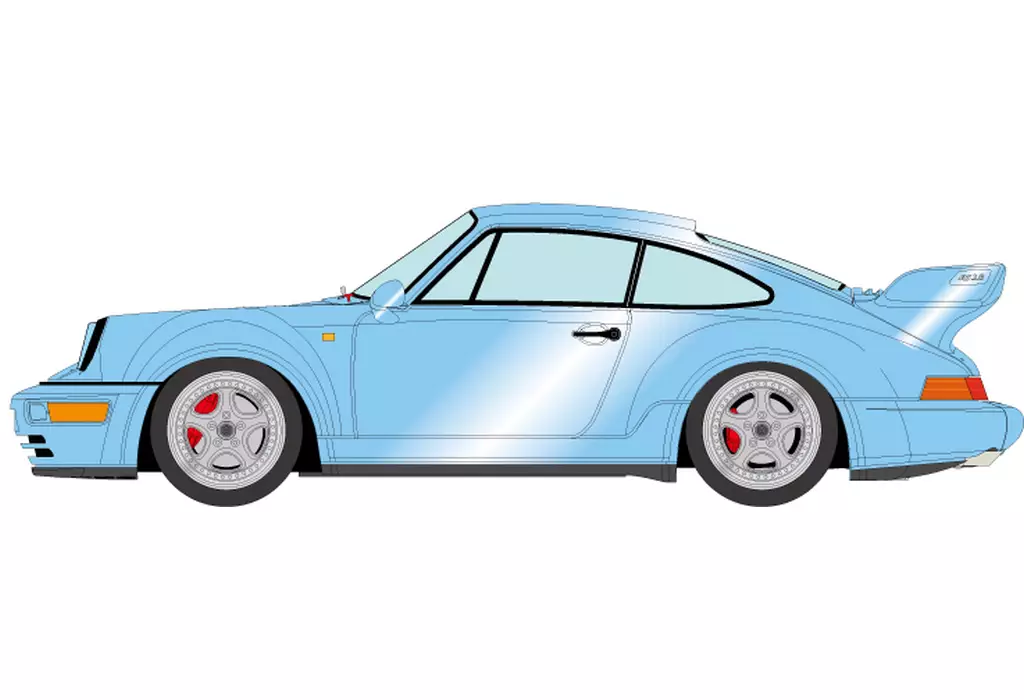 ミニカー　1/43 Porsche 911 (964) Carrera RSR 3.8 1993(ホライゾンブルーメタリック) [VM162G]