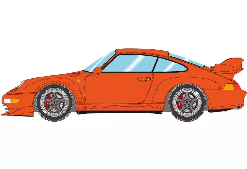 ミニカー　1/43 Porsche 911 (993) GT2 Street 1996(ブラッドオレンジ) [VM114H]